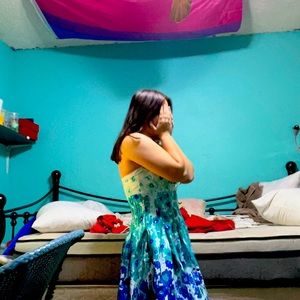 Calvin Klein strapless dress